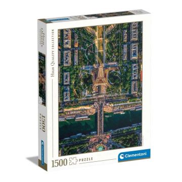 Puzzle 1500 piese Clementoni High Quality Collection Flying Over Paris