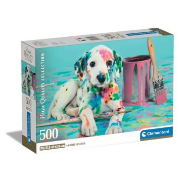 Puzzle 500 piese Clementoni The Funny Dalmatian 35545