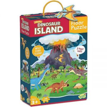 Puzzle de Podea - Dinosaur island