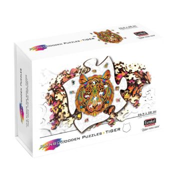 Puzzle din Lemn Multicolorat - Tigru, 138 piese