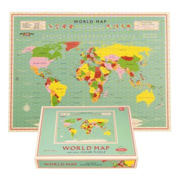 Puzzle (număr de piese 1000) World Map – Rex London