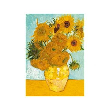 Puzzle van gogh - vaza cu flori 1000 piese