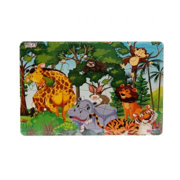 Puzzle Witty Puzzlezz, 20 piese, Prietenii din jungla