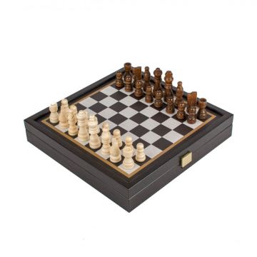 Set sah si table CLASSIC STYLE BLACK 27X27 cm