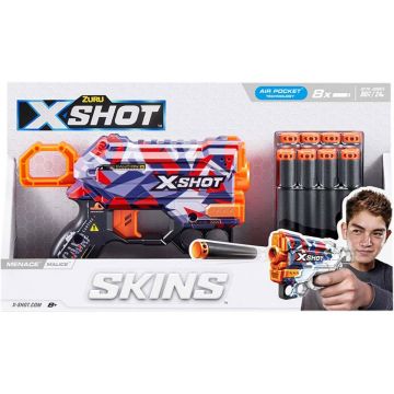 Blaster cu 8 sageti, X-Shot, Excel Skins Menace, Malice, 36515M