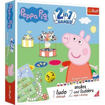 Joc 2 in 1: Peppa Pig. Ludo si Serpisori scari