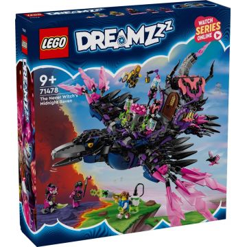 LEGO® Dreamzzz - Corbul de la miezul noptii al vrajitoarei din Never (71478)