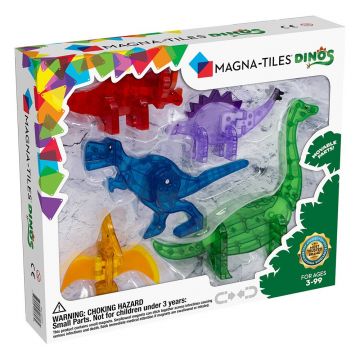 MAGNA-TILES Dinos, set 5 figurine magnetice