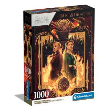 Puzzle 1000 piese Clemetoni House Of The Dragon 39903