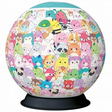 Puzzle 3D, Ravensburger, Squishmallows, 72 piese, 6 ani+, Multicolor