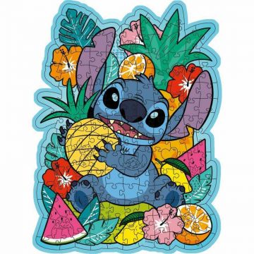 Puzzle din lemn, Ravensburger, Disney Stitch, Cu contur, 150 piese, 10 ani+, Multicolor