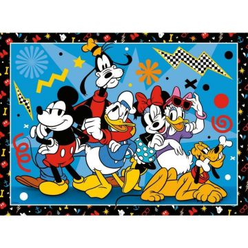 Puzzle personaje, Ravensburger, Mickey si prietenii, 300 piese, 9 ani+, Multicolor