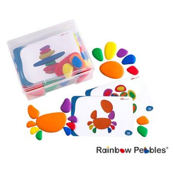 Rainbow Pebbles, set 36 pietricele cu activitati