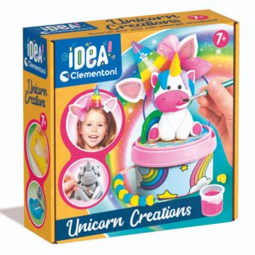 Set de joaca creativ, Clementoni, Idea, Unicorn Creations