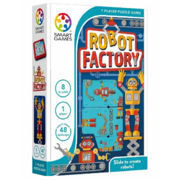 Smart Games - Robot Factory, joc de logica 48 de provocari, +8 ani