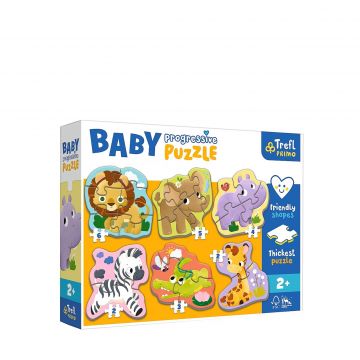 Baby progressive puzzle safari