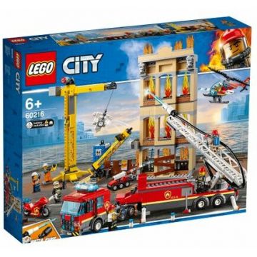 LEGO® LEGO City - Divizia pompierilor din centrul orasului (60216)