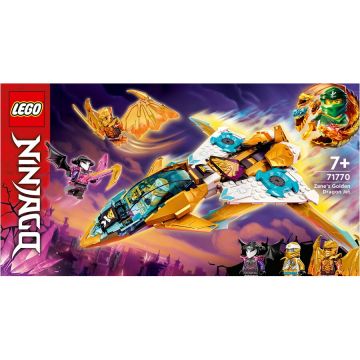 LEGO® LEGO® NINJAGO® - Avionul-dragon auriu al lui Zane 71770, 258 piese