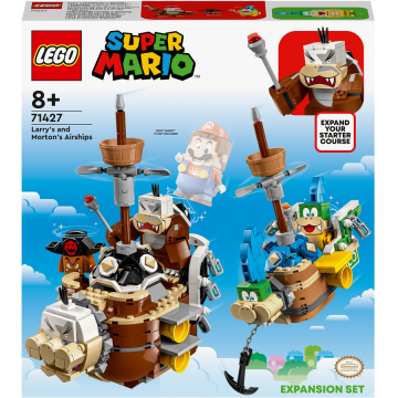 LEGO® LEGO® Super Mario - Set de extindere - Zepelinele lui Larry si Morton 71427, 1062 piese