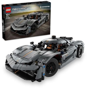 LEGO® LEGO® Technic - Hipermasina Koenigsegg Jesko Absolut gri 42173, 801 piese