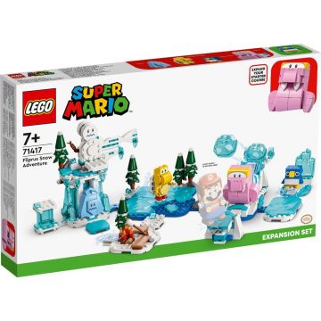 LEGO® Super Mario - Set de Extindere Morsel si aventura lui in zapada (71417)