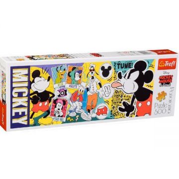 Puzzle 500 Panorama. Lengendarul Mickey Mouse