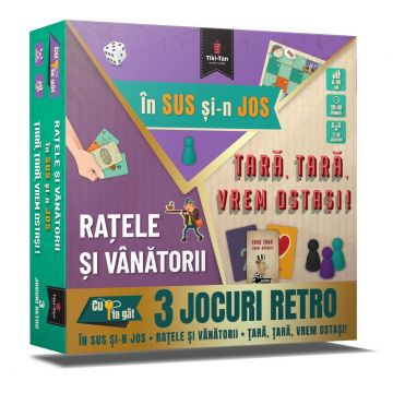 Set 3 jocuri, Ratele si vanatorii, In sus si-n jos, Tara, tara, vrem ostasi