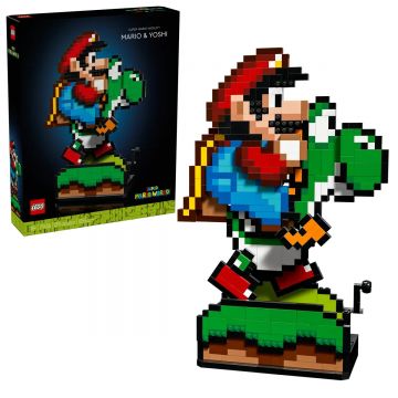 LEGO Super Mario: Super Mario World - Mario si Yoshi