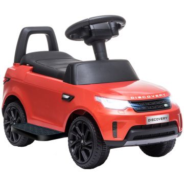 AIYAPLAY Mașinuță Electrică pentru Copii 18 Luni-5 Ani cu Licență Land Rover cu Muzică, USB și MP, 65x43x40 cm, Roșu | Aosom Romania