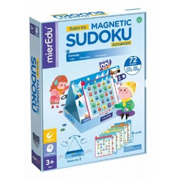 Joc de societate, mierEdu, Sudoku magnetic, Battle Kit, 2 jucatori