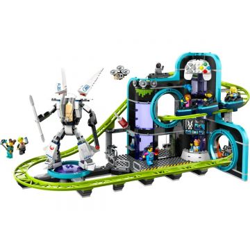 LEGO® City - Parc cu roller-coaster Lumea Robotilor 60421, 986 piese