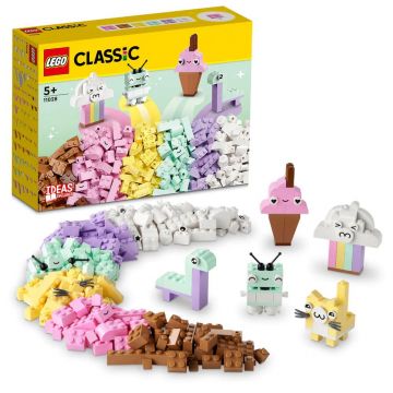 Lego Classic Distractie creativa in culori pastel 11028