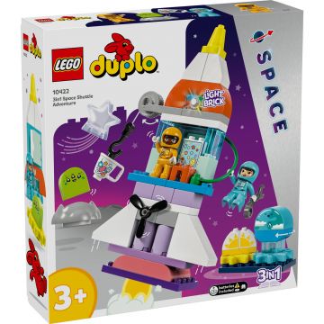 LEGO DUPLO: Aventura cu naveta spatiala 3in1