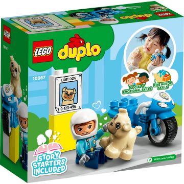 LEGO DUPLO: Motocicleta de politie