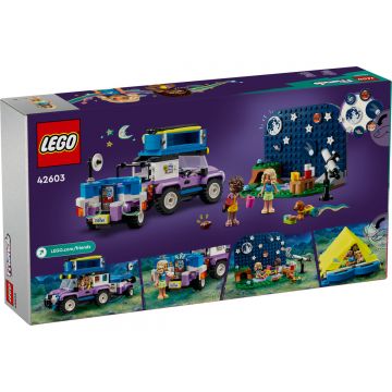 LEGO Friends: Vehicul de camping pentru observarea stelelor