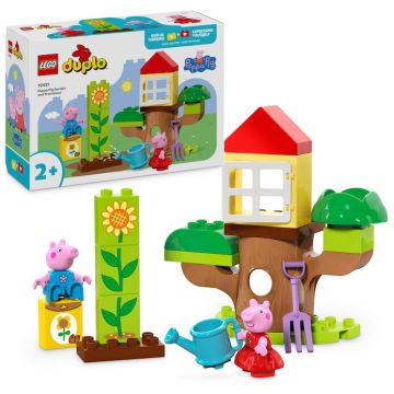 LEGO® LEGO® DUPLO® - Gradina si casa din copac a Purcelusei Peppa 10431, 20 piese