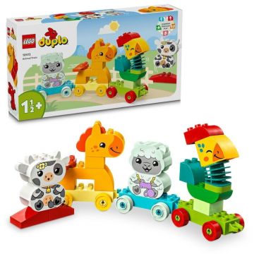 LEGO® LEGO® DUPLO® - Tren cu animale 10412, 19 piese