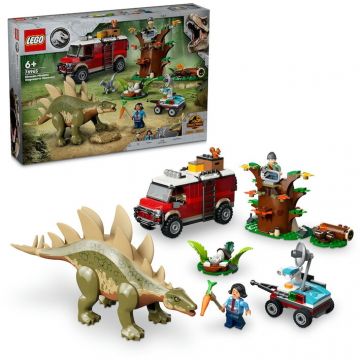 LEGO® LEGO® Jurassic World - Misiunea „Dinozaur”: Descoperirea unui Stegosaurus 76965, 420 piese