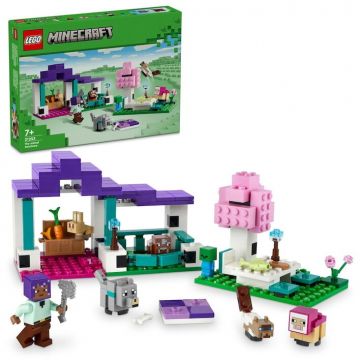 LEGO® LEGO® Minecraft® - Refugiul de animale 21253, 206 piese