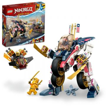 LEGO® Ninjago - Motocicleta de viteza robot transformator a Sorei 71792, 384 piese