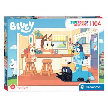 Puzzle 104 piese Clementoni Bluey 27169