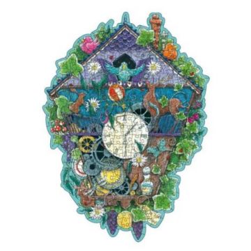 Puzzle lemn ceas 300 piese