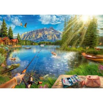 Puzzle viata la lac 1000 piese