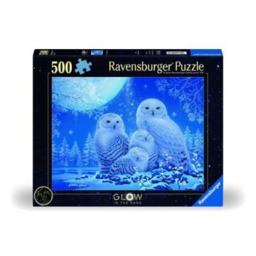 Ravensburger - Puzzle bufnite 500 piese lumineaza in intuneric design nou