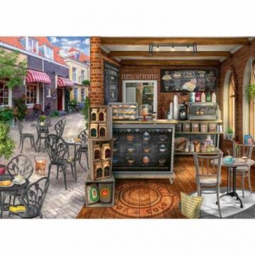 Ravensburger - Puzzle cafenea pitoreasca 1000 piese design nou