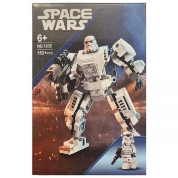 Set de constructie Star Wars, Storm Trooper, 152 piese tip lego