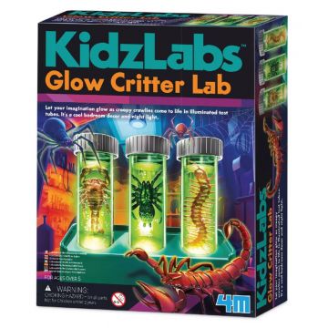 Set educativ, 4M, Laborator creaturi fluorescente, Kidslabs