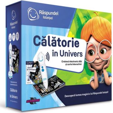 Set Raspundel Istetel - Carte si creion, Calatorie in univers