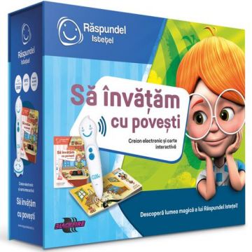 Set Raspundel Istetel - Carte si creion, Sa invatam cu povesti