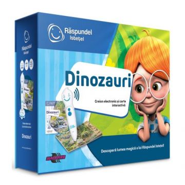 Set Raspundel Istetel - Creion si Carte: Dinozauri